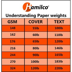 Hamilco Cream Colored Cardstock Thick Paper - 8 1/2 x 11" Heavy Weight 80 lb Cover Card Stock for Printer - 50 Pack image 5