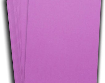 Hamilco Colored Cardstock Scrapbook Paper 8.5" x 11" Pearly Purple Color Card Stock Paper 50 Pack
