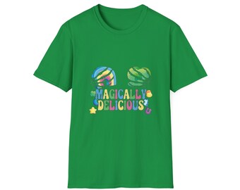 Magically Delicious Skull hands St Patricks day St Patty's Unisex Softstyle T-Shirt