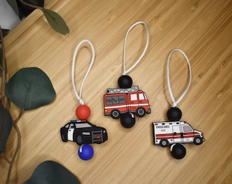 Emergency Crew Zipper Pull || Zipper Pull || Bag Tag || Lunch Box