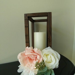 Rustic Wood Lanterns in Multiple Sizes Wedding Centerpieces image 5