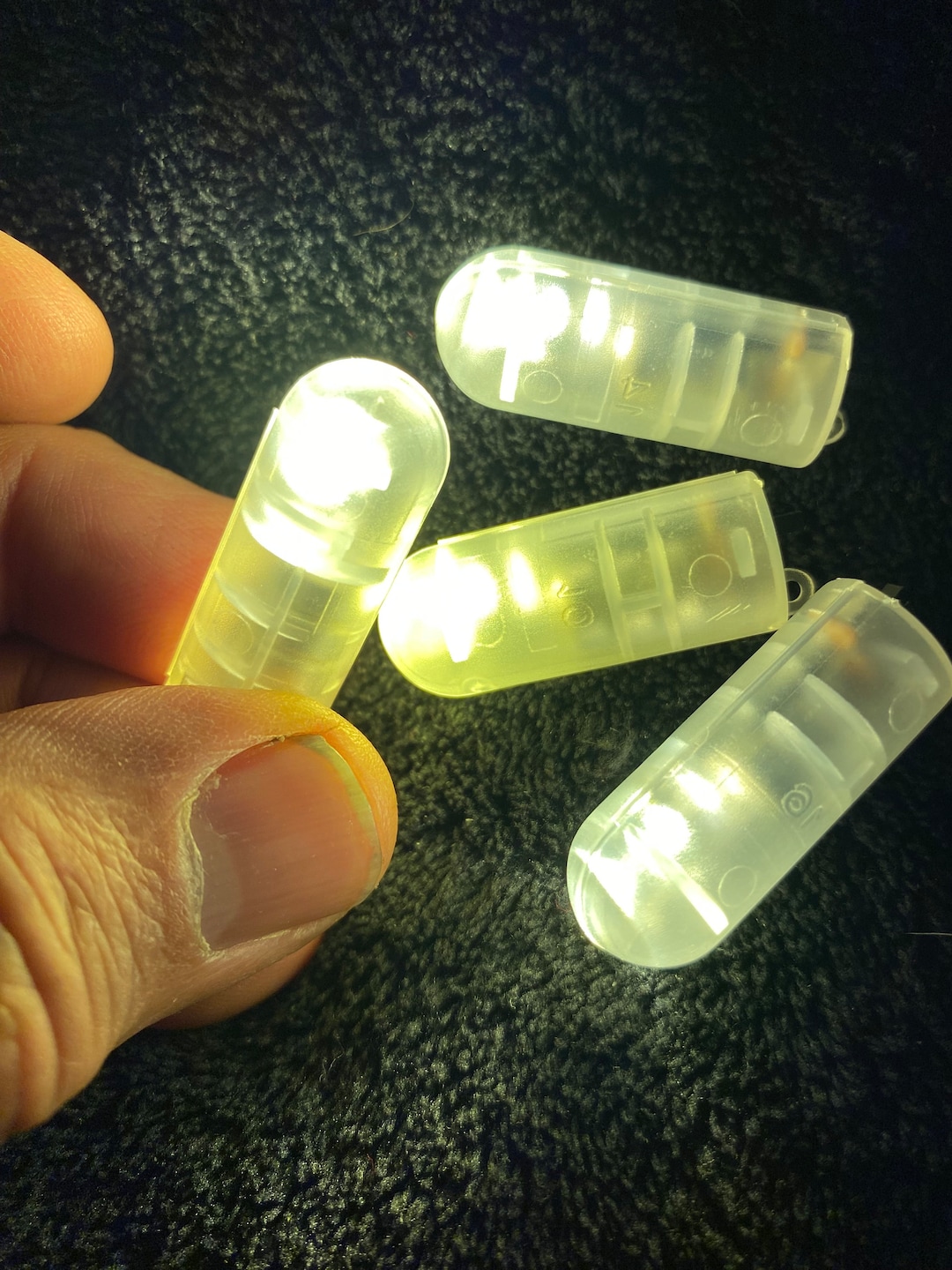 LED Fairy Lights with on/off switch and built-in battery, warm light for Miniature Gardens, Dollhouses, and Crafts