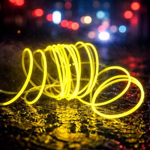 Kit de cuerda de cuerda luminosa con luz EL y batería para regalo de fiesta, iluminación nocturna, luces de hadas con letrero de alambre para bricolaje