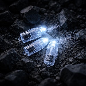 Mini luces LED de hadas: funcionan con pilas para casas de muñecas y manualidades, luz blanca brillante