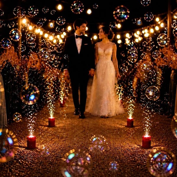 Bellenblaasmachine voor bruiloft en afscheid, romantische feestdecoratie, bellenblaas voor een verjaardagsfeest