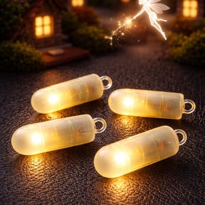 Mini LED Fairy Lights: Battery Operated for Dollhouses & Crafts warm glow
