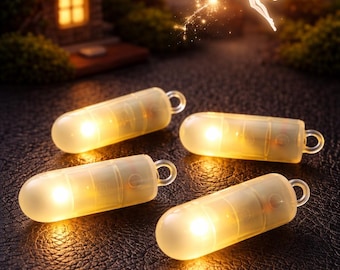 Mini luces LED de hadas: funcionan con pilas para casas de muñecas y manualidades, brillo cálido