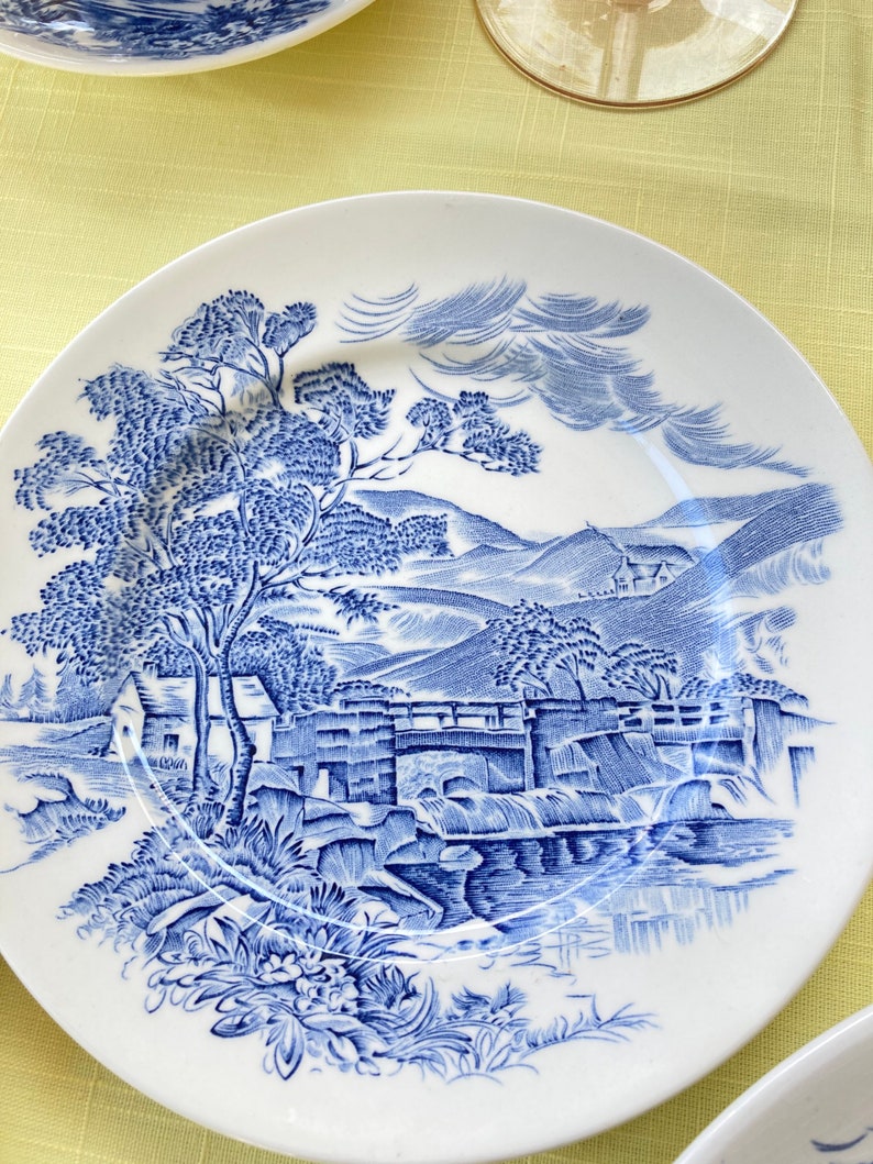 Wedgewood China Set for 5 People countryside 18 Etsy