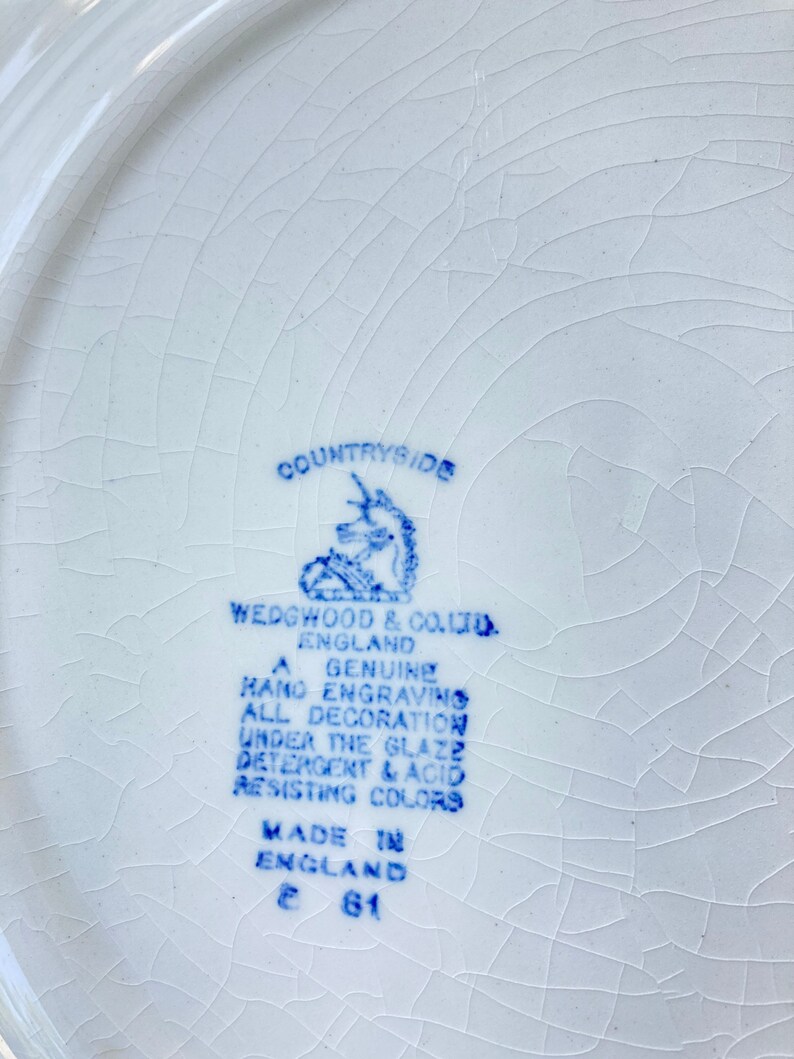 Wedgewood China Set for 5 People countryside 18 Etsy