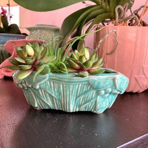 McCoy Planter Berries Pottery 1930's Vintage USA Made Succulent Planter