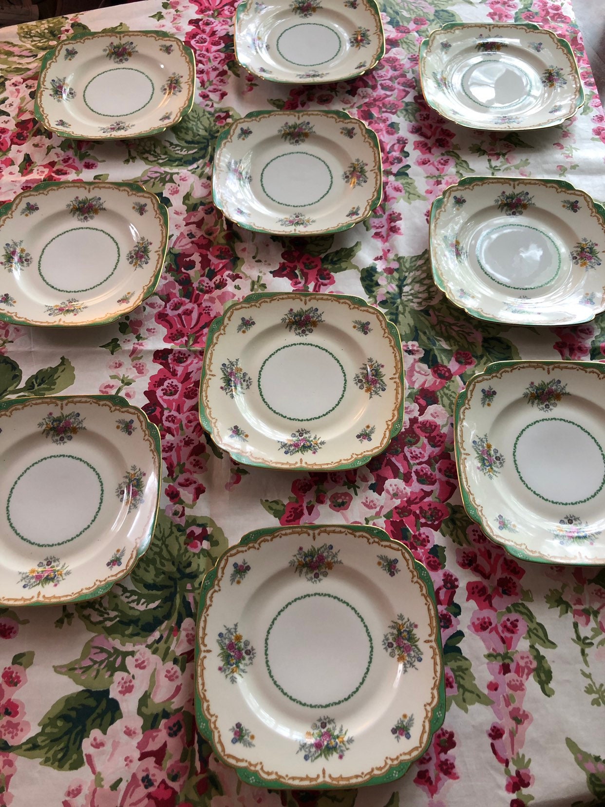 Dining & Serving Kitchen & Dining Vintage Sandwich Plates