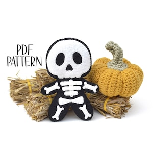 Skeleton Felt PATTERN Pdf . Halloween Ornament Sewing Pattern . Easy ...