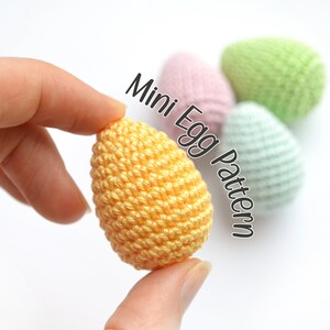 Mini Egg Crochet PATTERN for Easter Decor and Gifts - Etsy