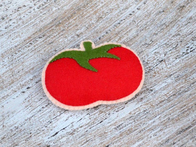 TOMATO Felt Food PATTERN Pdf Felt Food Toy Sewing Pattern Felt Etsy
