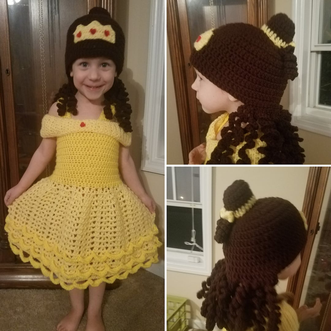 Princess Belle Costume Pattern Etsy