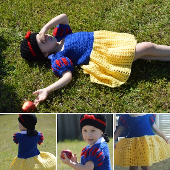 crochet snow white dress pattern Snow White Costume Pattern