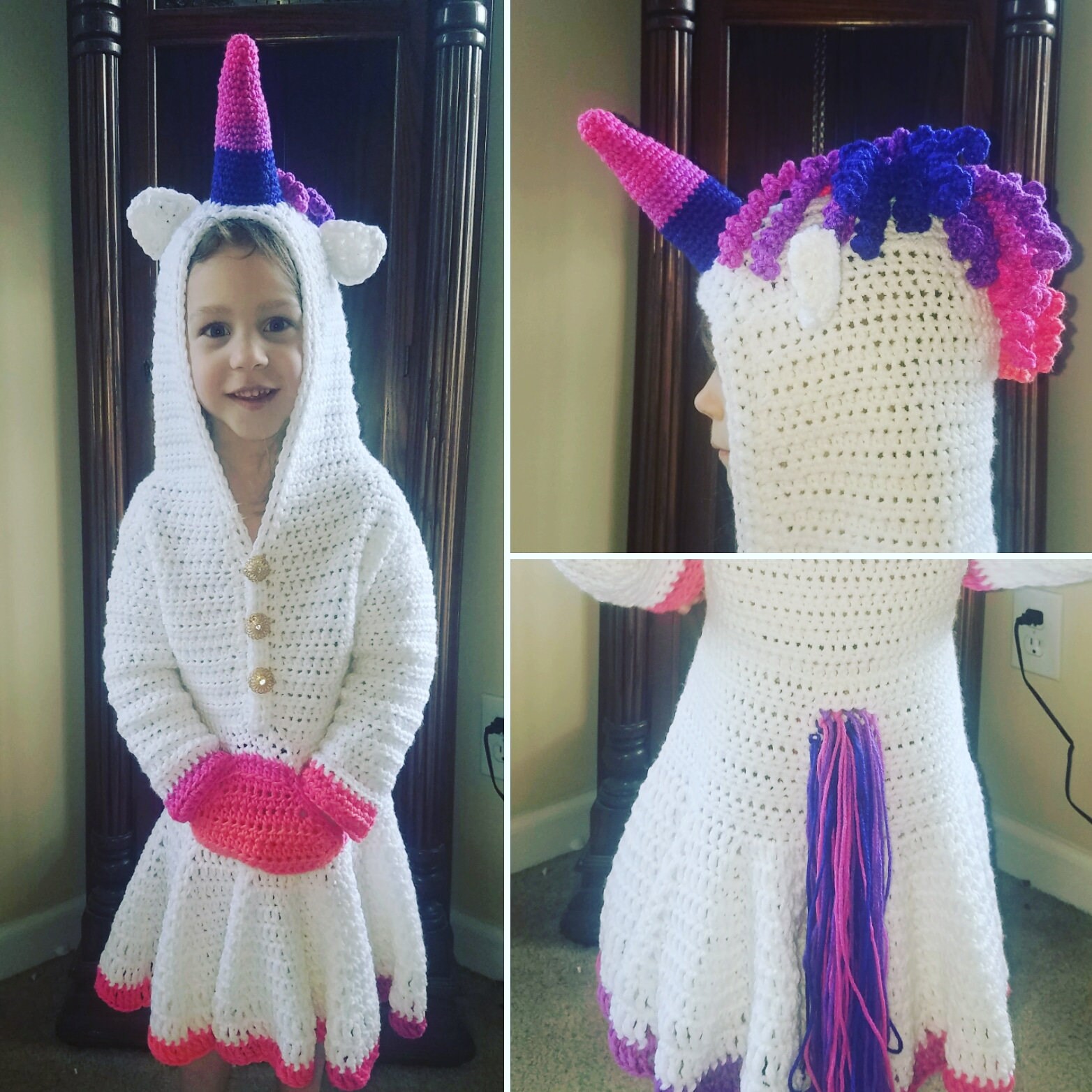 Winter Unicorn Dress - Etsy Winter Unicorn Dress - Etsy