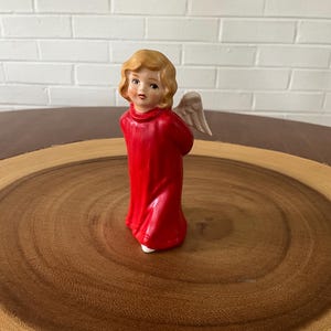 Goebel Angel Kerstjurk in rood