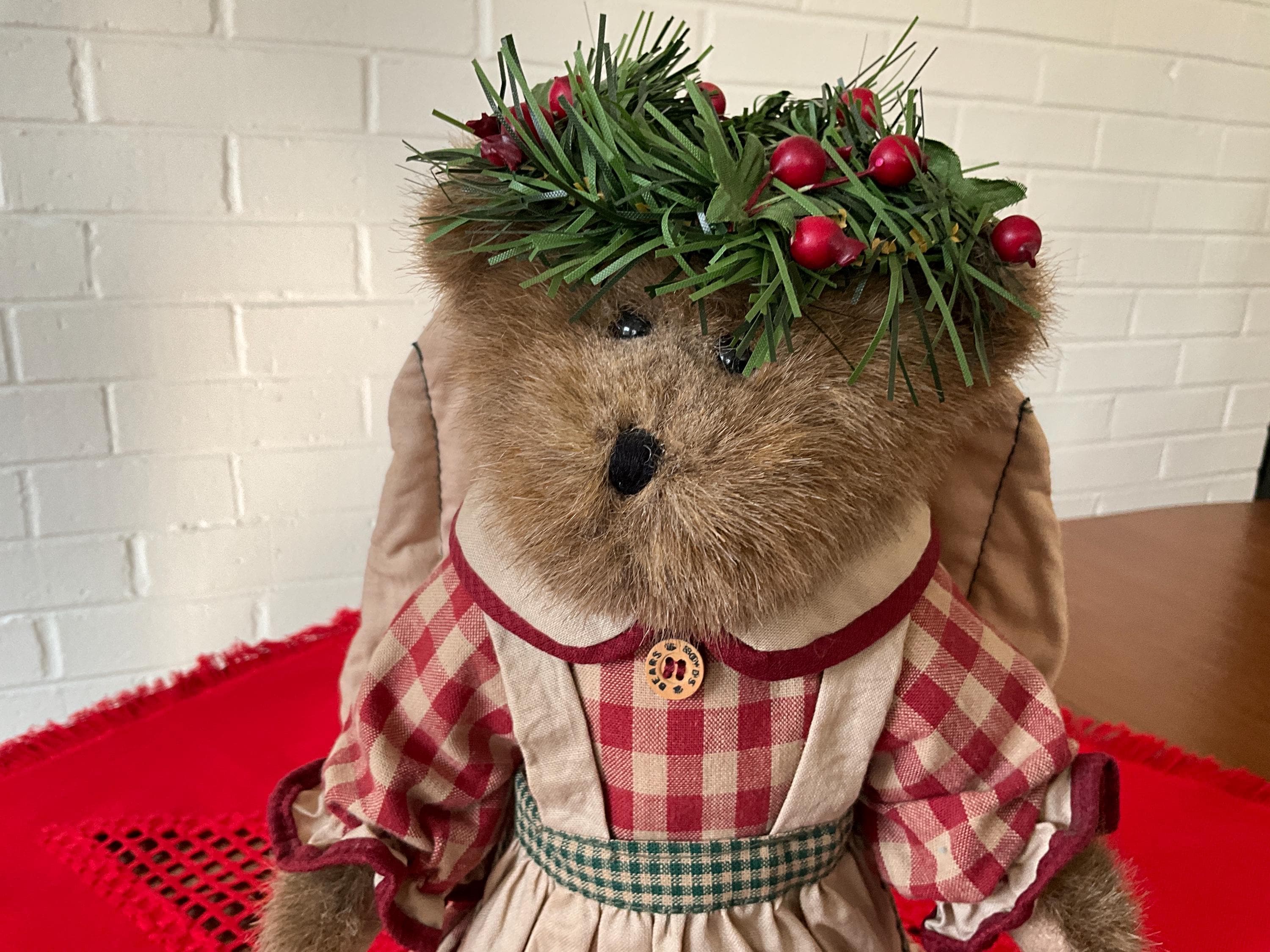 Boyds Bear Christmas Tree Topper Rare - Etsy