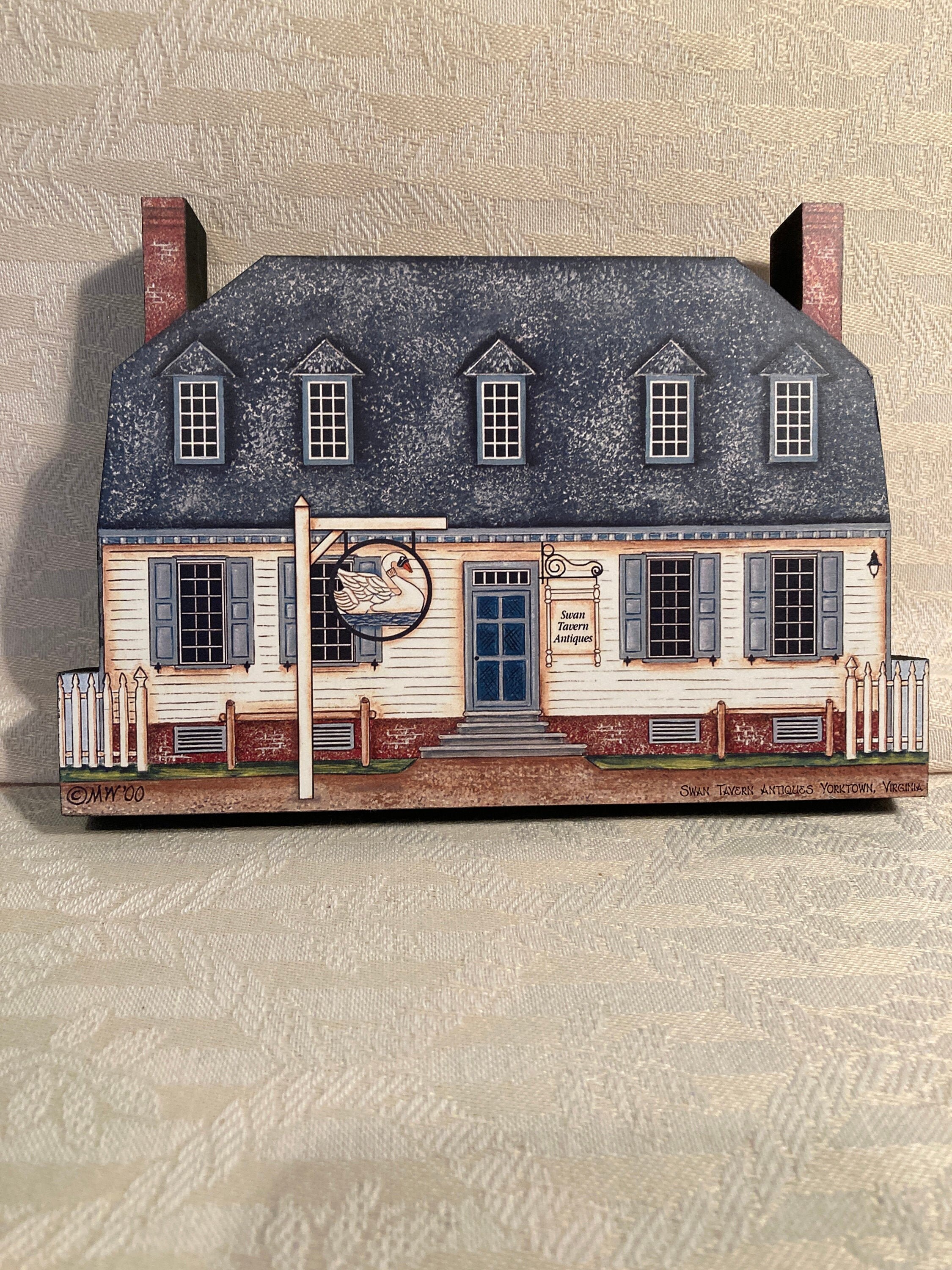 Brandywine woodcrafters Yorktown colección Swan Tavern Antique Etsy
