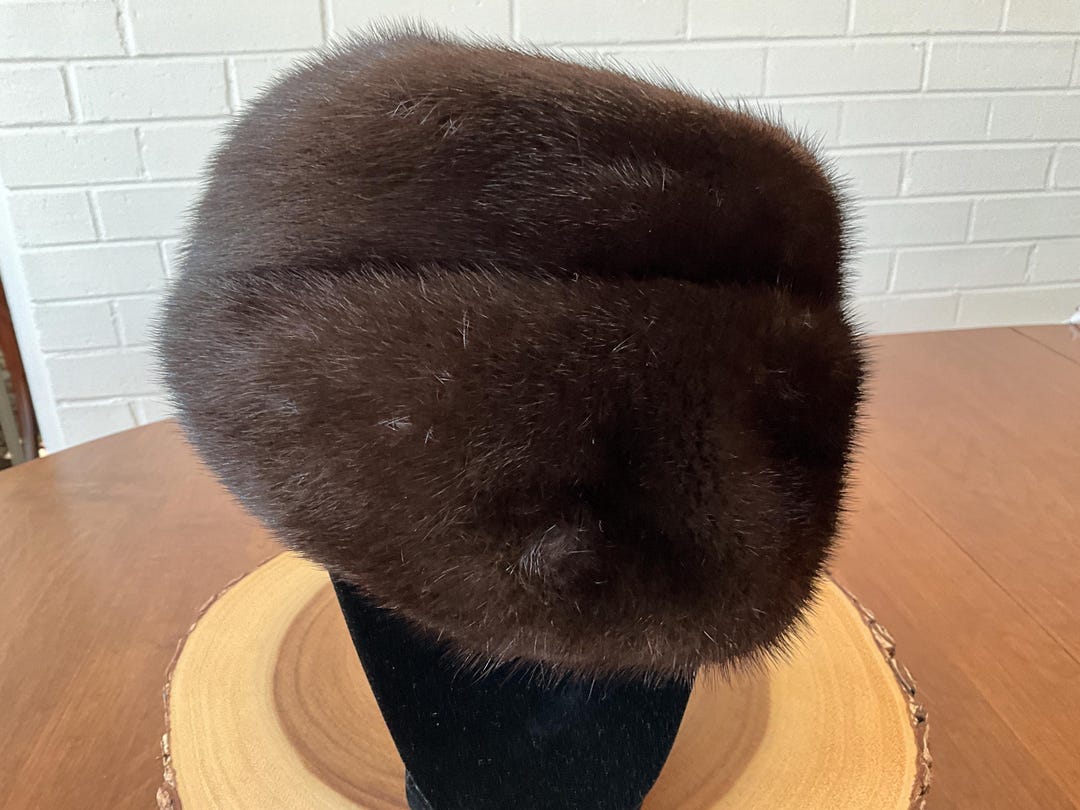 50s Monsiuer Jacques mink fur hat Vintage 1950s Monsieur Jacques Ivory Genuine Mink Fur Hat - Etsy main image 2