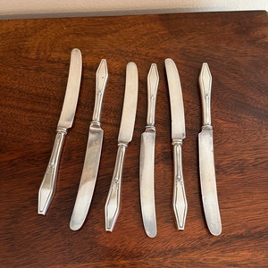 Holmes & Edwards Silberplatte Brot und Buttermesser Jamestown Deko 1916