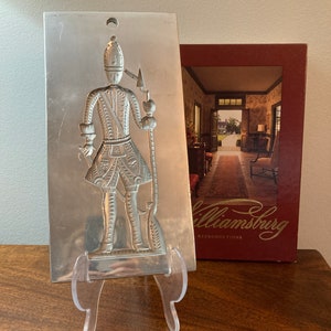 Colonial Williamsburg  CW 24-45 Cookie Cutter made by Virginia Metalcrafters Hessian Soldier