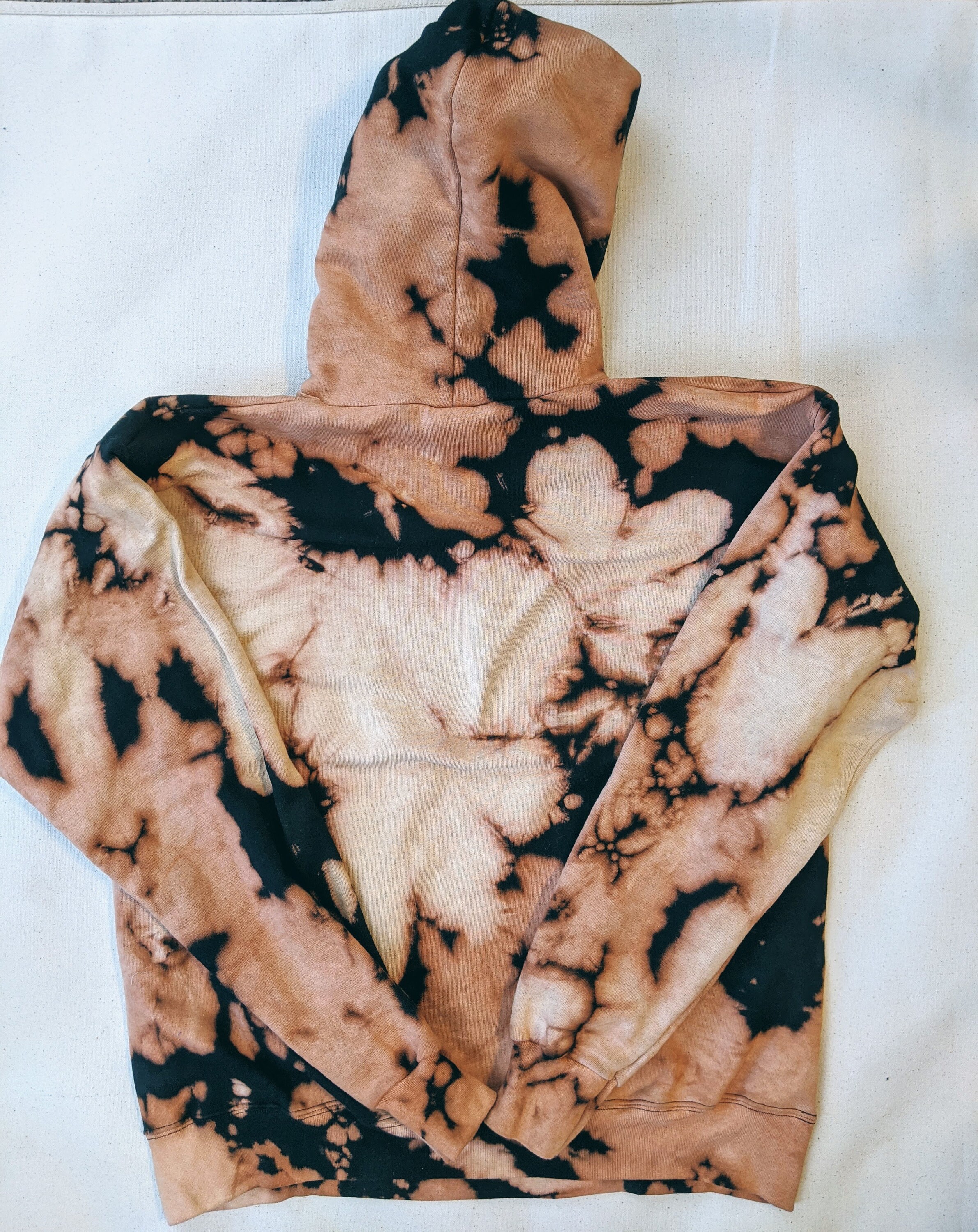 Bleach Tie Dye Hoodie Tie Dye Sweatshirt Tie Dye Hoodie Etsy