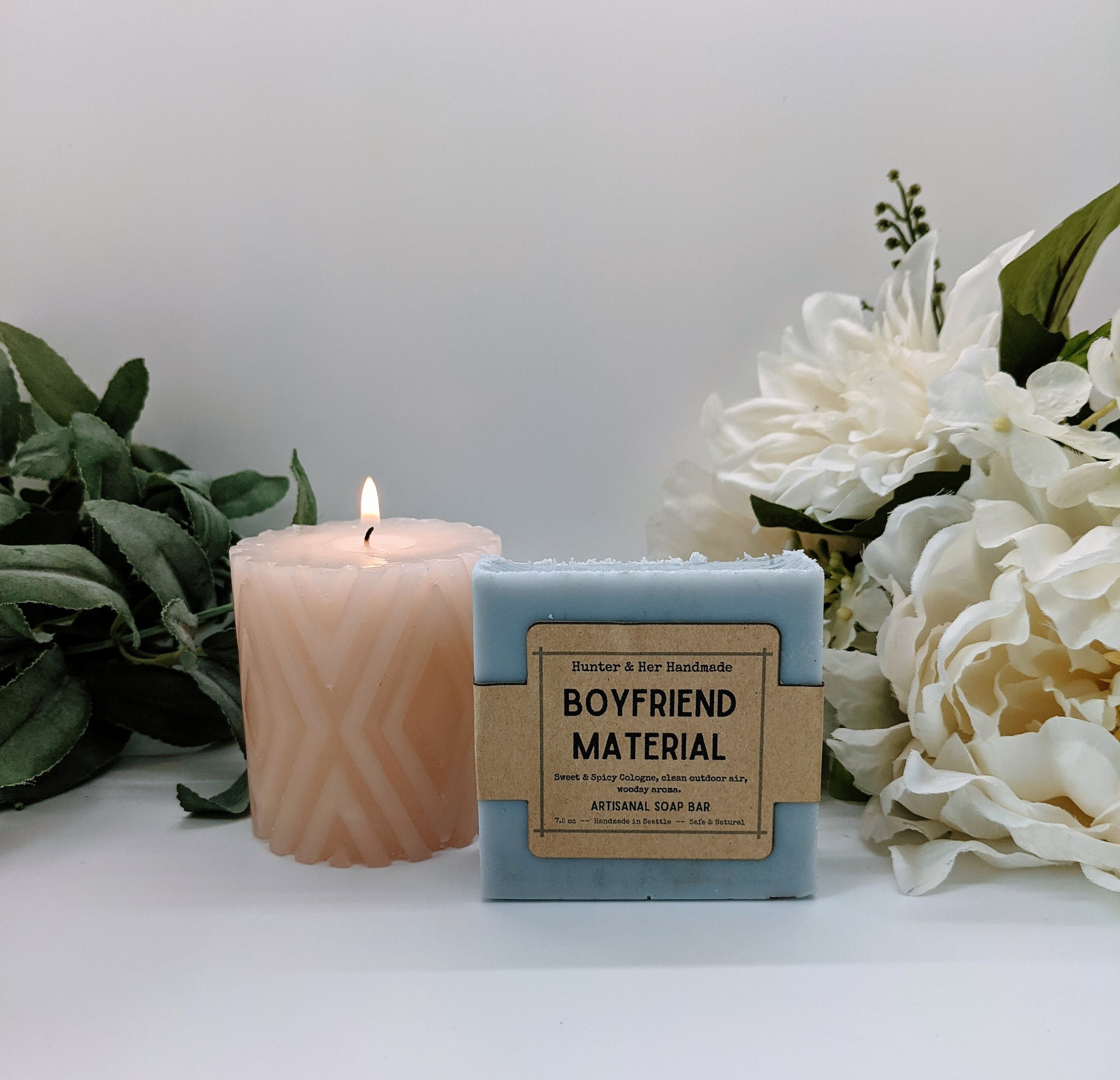 Boyfriend Material Candle Boyfriend gift Cologne Man Etsy
