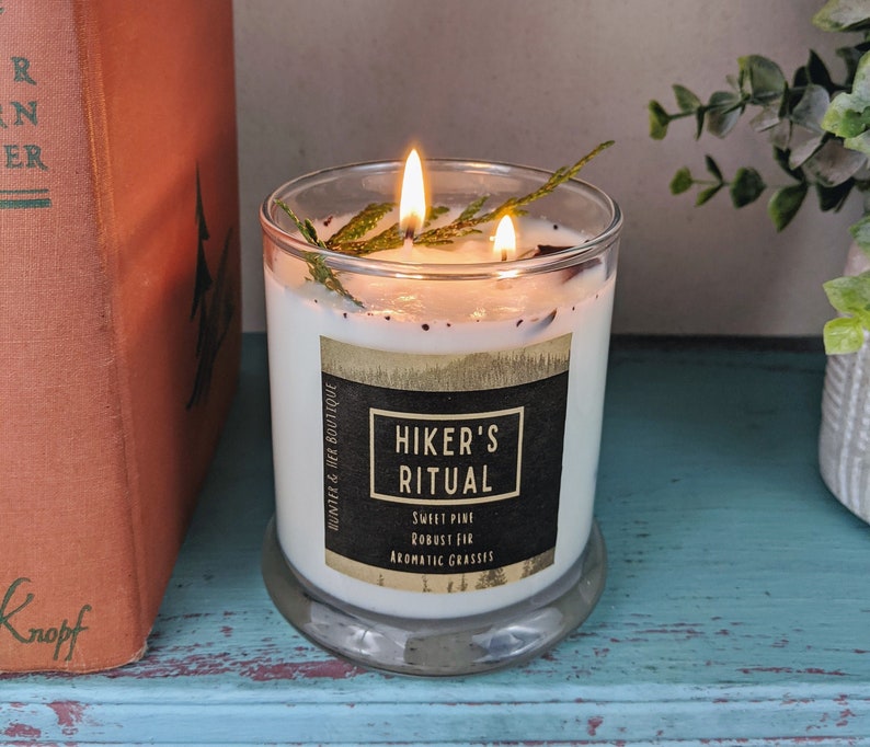 Wanderer Ritual Kerze Extra große Kerze Natur Kerze Etsy