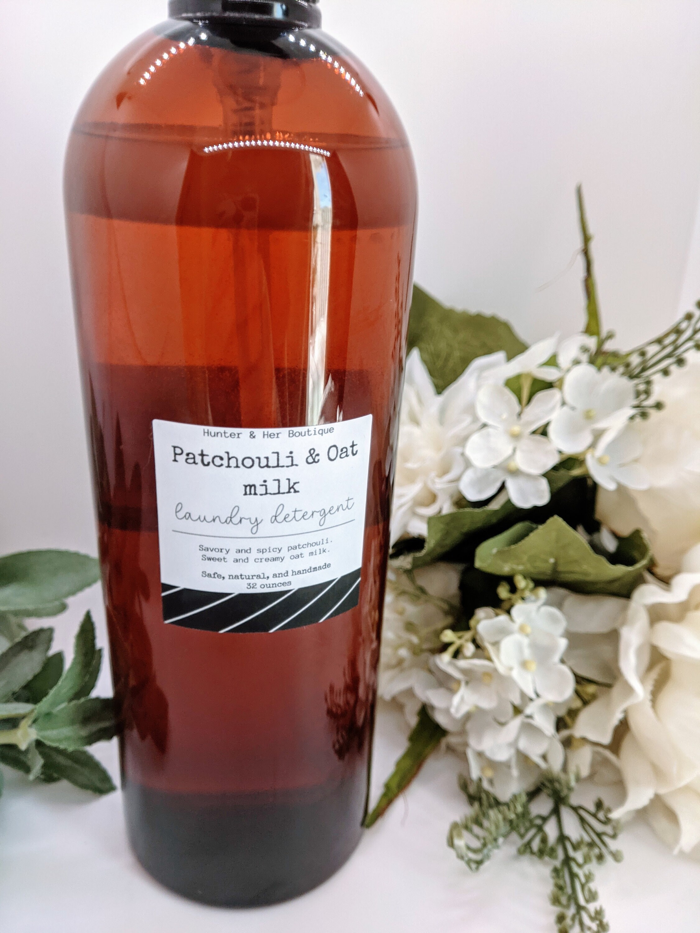 Patchouli Oatmilk Laundry Detergent XL Natural Laundry Etsy