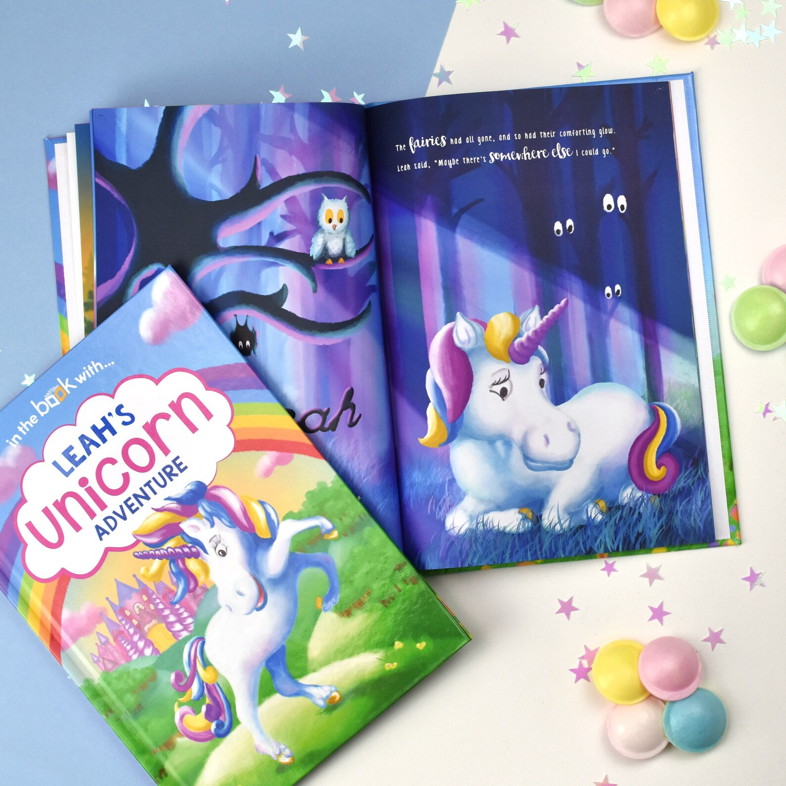 Personalized Unicorn Story Book Unique Gift Kids Birthday Etsy