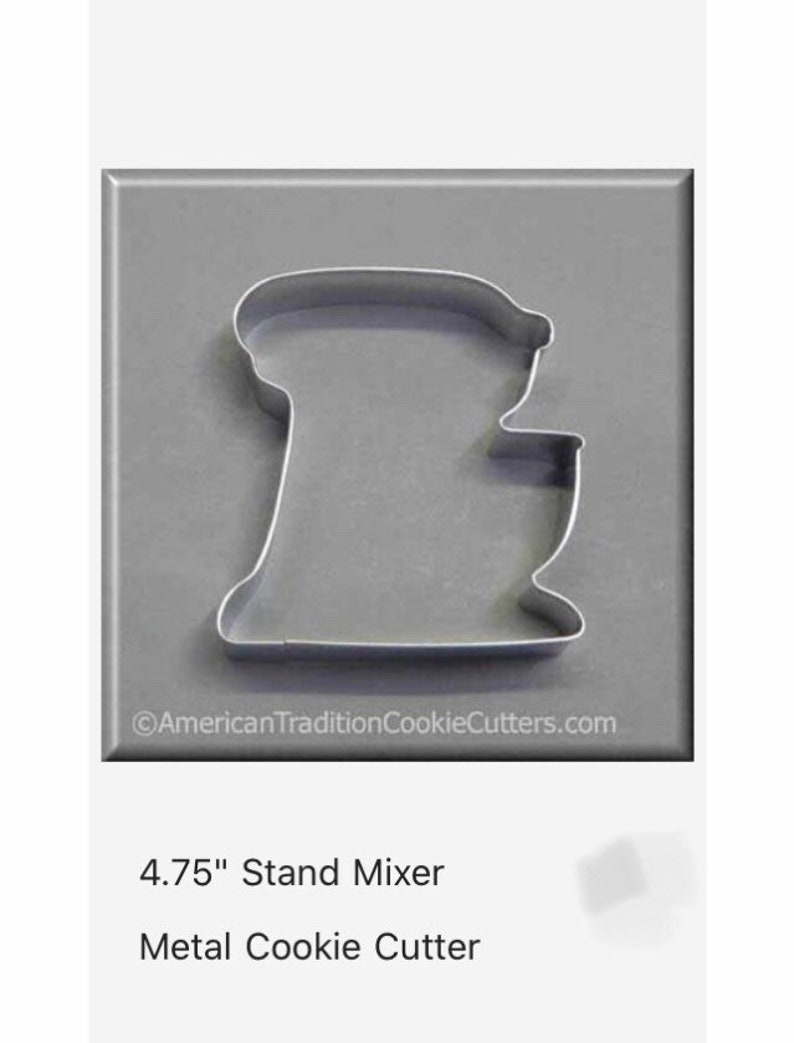 Stand Mixer Cookie Cutter 4.75 Inch Etsy