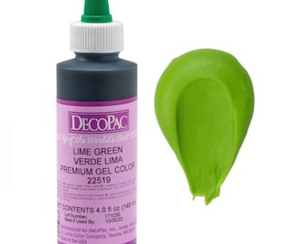 Colorant en gel premium vert citron DecoPac