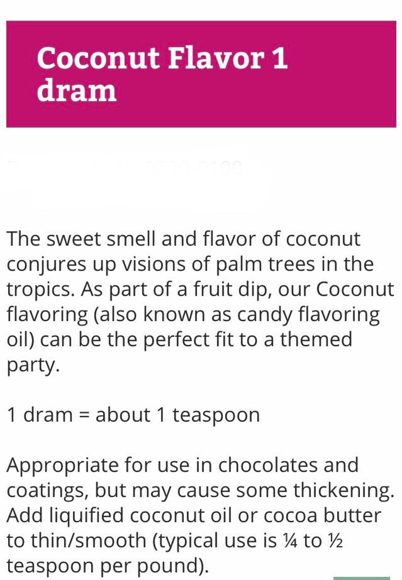 Dram LorAnn Oil Coconut Flavoring image 2