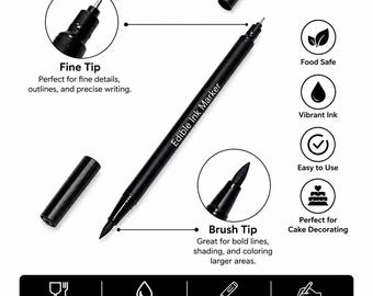 Dual Tip Edible Ink Marker 1 Marker