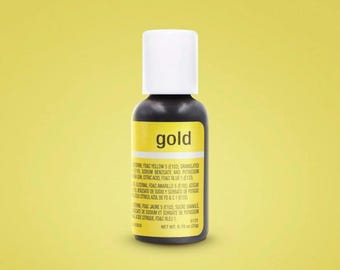 Colorant en gel doré ChefMaster