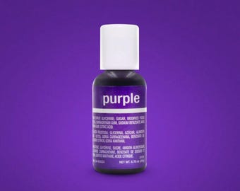 Gel de cor roxa ChefMaster