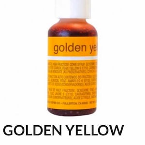 ChefMaster Golden Yellow Gel Color