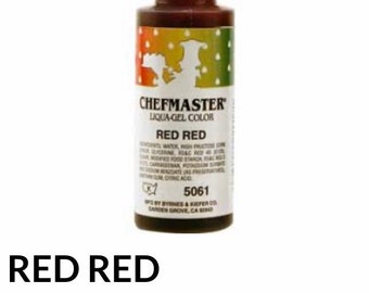 ChefMaster Red Red Gel Color