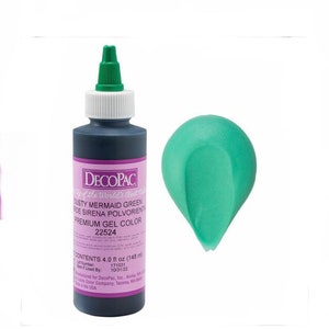 DecoPac Dusty Mermaid Green Premium Gel Color