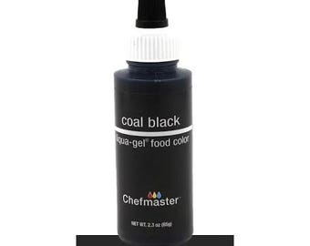 Colorant en gel noir charbon ChefMaster