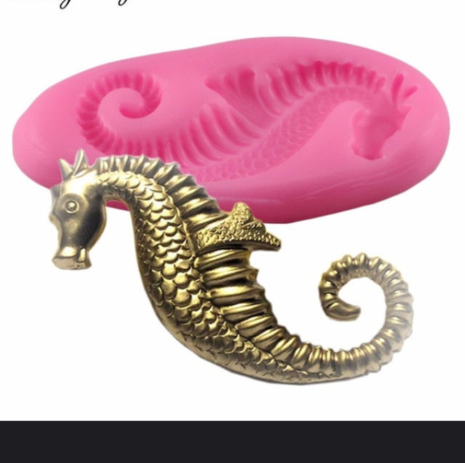 Seahorse mold Etsy