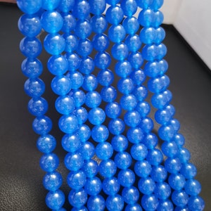 1 Full Strand Smooth Malay Jade Beads, 4 - 10 mm Gemstone Round Beads, Stone Beads, DIY Bracelet Beads, Jewelry Making , Findings, A472