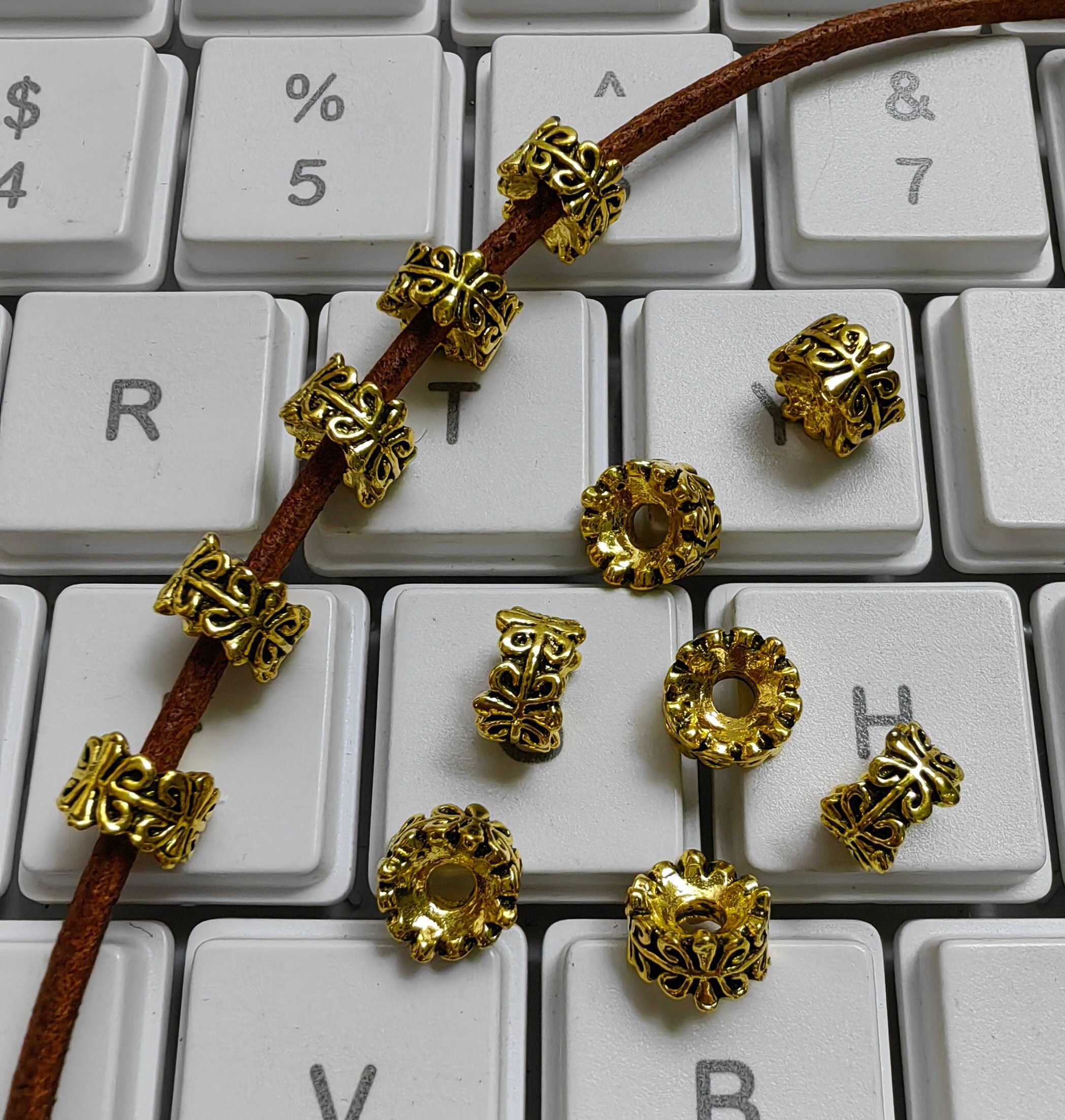 480 Pezzi Di Perline Distanziatrici In Bronzo Stile Tibetano ... - Aliexpress