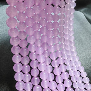 1 Full Strand Smooth Malay Jade Round Beads, Gemstone Beads, 4 - 10mm Jade Beads, Stone Beads, DIY Bracelet Beads, Findings, A468
