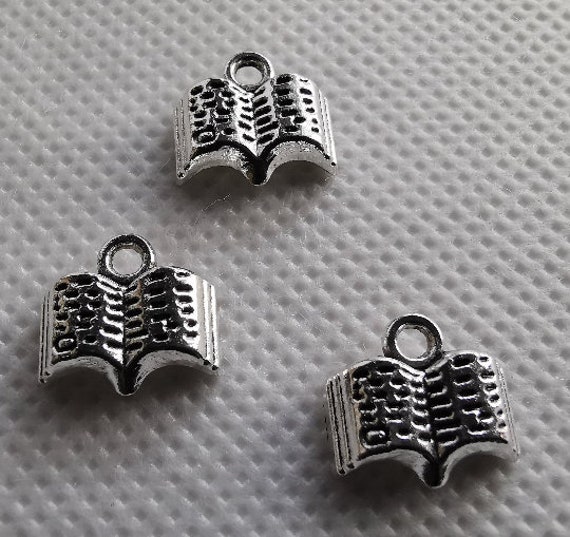 2 Slver Charms Antque Slver Plated Charms (40x24mm) G17928 - Etsy