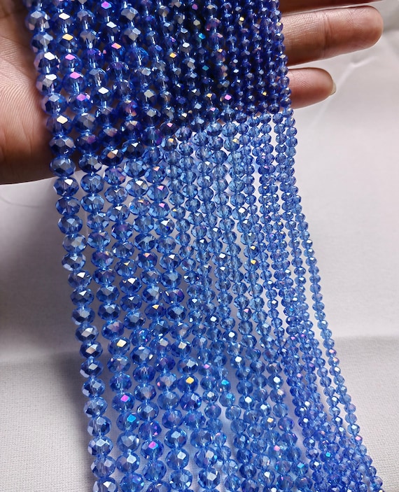 Perline Distanziatrici 50/100 Pezzi 4 6 8 10 Mm Strass Rondelle - Foto 8