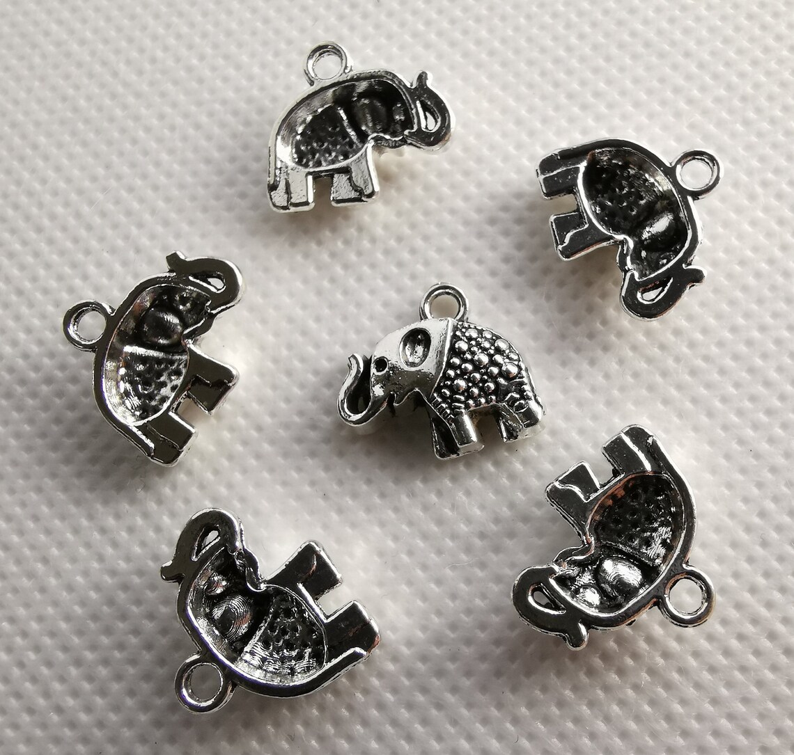 5Pcs Antique Brass elephant Charm elephant Pendant 37x36mm 5Pcs Antique Brass elephant Charm elephant Pendant 37x36mm