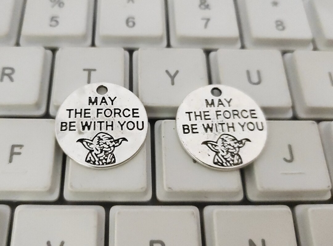 20pcs May the Force Be With You Charm Pendants ,quote Charms , DIY